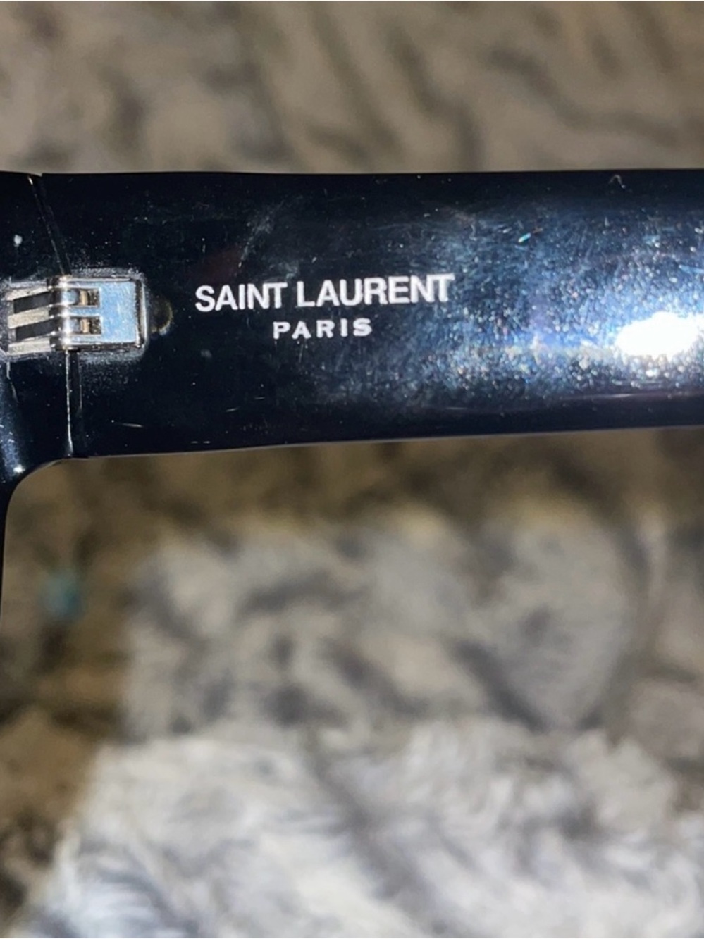 Saint Laurent Paris Black Gloss Home Accent